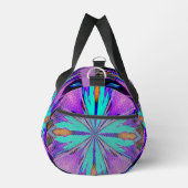 Sac De Sport Abstrait Vibrant violet Turquoise Personnalisé (Droite)