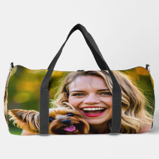 Sac De Sport Add Yorkshire Terrier Photo Personalize