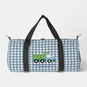 Sac De Sport Aesthetic Gingham Blue Dump Truck Boys  (Recto)
