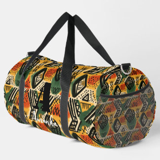 Sac De Sport Afrique Amhara Éthiopie Motif ethnique géométrique