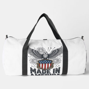 Sac De Sport Aigle Patriotique Fabriqué en Amérique Vintage