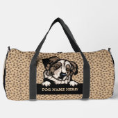 Sac De Sport Ajouter Nom du chien Votre nom, Berger Australien (Recto)