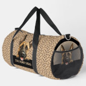 Sac De Sport Ajouter Nom Du Chien Votre Nom, Malinois Belge (Coin droit)