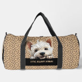 Sac De Sport Ajouter Nom du chien Votre nom West Highland White (Recto)