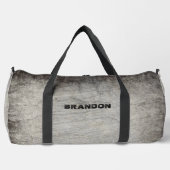 Sac De Sport Ajouter Nom, Gris Brun Pierre Grunge (Recto)