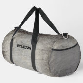 Sac De Sport Ajouter Nom, Gris Brun Pierre Grunge (Coin droit)