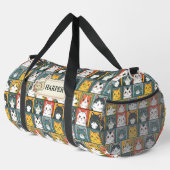 Sac De Sport Ajouter un nom, Cute Kawaii Cats (Coin droit)