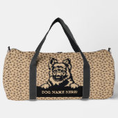 Sac De Sport Ajouter un nom de chien ou votre nom, berger allem (Recto)