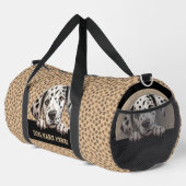 Sac De Sport Ajouter un nom de chien ou votre nom, Dalmatie (Coin droit)