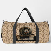 Sac De Sport Ajouter un nom de chien ou votre nom, Terre-Neuve (Recto)