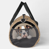 Sac De Sport Ajouter un nom de chien Votre nom, Bulldog (Droite)
