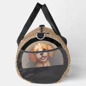 Sac De Sport Ajouter Un Nom De Chien, Votre Nom, Labradoodle (Droite)