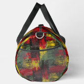 Sac De Sport Ajouter un nom, rouge jaune vert noir peint (Droite)