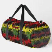Sac De Sport Ajouter un nom, Rouge Jaune Vert Noir Peinture Lav (Coin droit)