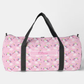 Sac De Sport Ajouter un nom, Soft Pretty Pink Unicorn (Recto)