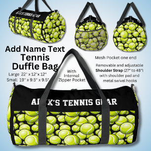 Sac De Sport Ajouter un nom Texte, Alex's Tennis Gear