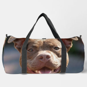 Sac De Sport Ajouter une Personnaliser photo Pit Bull