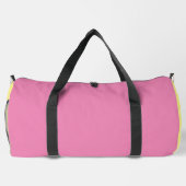 Sac De Sport AJOUTER VOTRE NOM limonade rose (Verso)