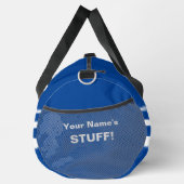 Sac De Sport Ajouter Votre Nom Objet Texte Bleu (Droite)