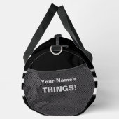 Sac De Sport Ajouter Votre Nom Objet Texte Noir (Droite)