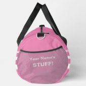 Sac De Sport Ajouter Votre Nom Objet Texte Rose (Droite)