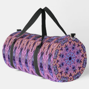 Sac De Sport Alien Purple Psychedélique Kaleidoscopique Mandala