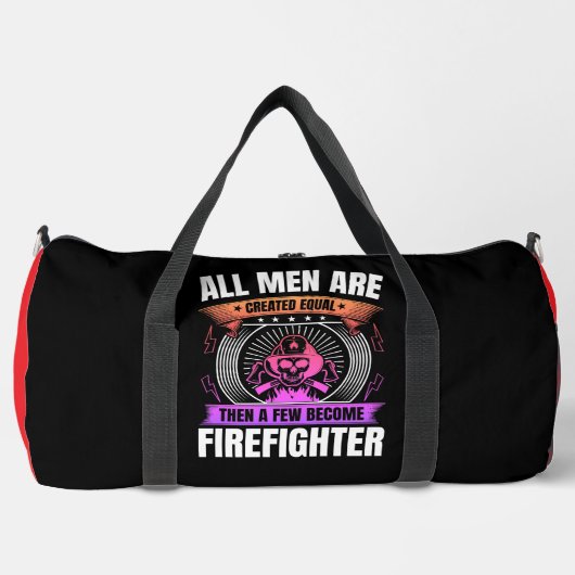 Sac De Sport All Men Created Equal Firefighter (Recto)