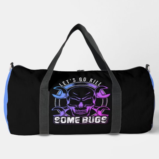 Sac De Sport Allons Tuer Quelques Bugs (Recto)
