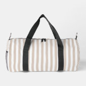 Sac De Sport Amande & Rayures Blanches (Verso)