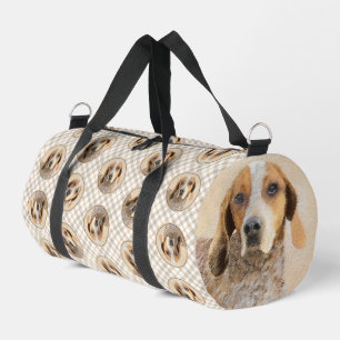 Sac De Sport American Anglais Conhound Redtick Peinture Chien
