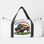 Sac De Sport American Buffalo Bison Proudly Patriotic (Recto)