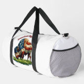 Sac De Sport American Buffalo Bison Proudly Patriotic (Coin droit)