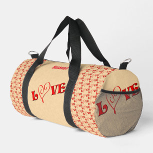Sac De Sport Amour Avec Un Coeur Personnalisé