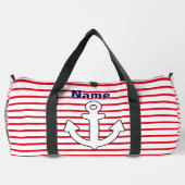 Sac De Sport Ancre Blancs rouges (Verso)