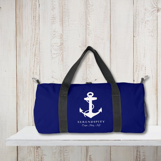 Sac De Sport Ancre de bateau classique Monogram Marine Blue