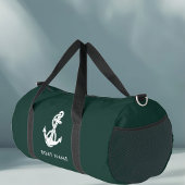 Sac De Sport Ancre nautique Green Boat Name Crew
