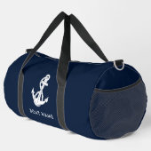 Sac De Sport Ancre nautique Marine Nom du bateau bleu équipage (Coin droit)