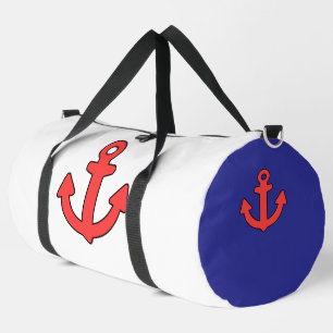 Sac De Sport Ancre rouge Bleu profond Blanc Voyage Athlétisme V