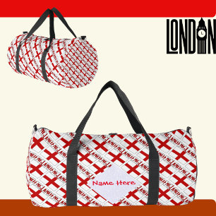 Sac De Sport Angleterre et Drapeau Anglais Carrelé Rouge Person