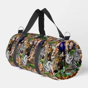 Sac De Sport Animaux sauvages de la Savane africaine