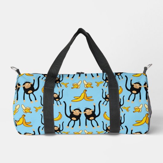 Sac De Sport Anniversaire du Singe mignon (Recto)