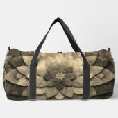Sac De Sport Antique Golden Mandala Art Fleur texturée (Recto)