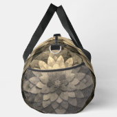 Sac De Sport Antique Golden Mandala Art Fleur texturée (Droite)