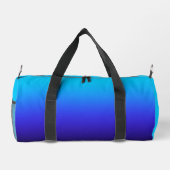 Sac De Sport Aqua Blue Indigo et Black Ombre (Verso)
