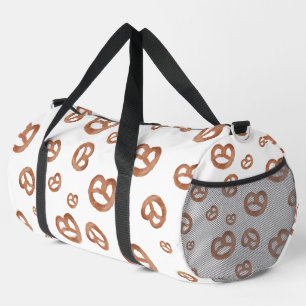 Sac De Sport Aquarelle douce salée Motif Pretzel