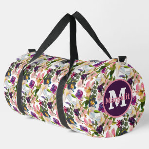 Sac De Sport Aquarelle Fleurs Exotiques Lillies Lilly Grand