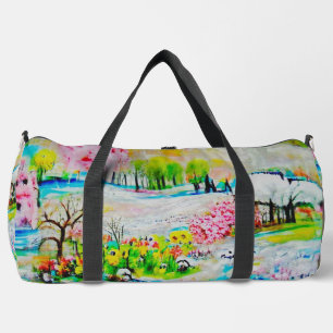 Sac De Sport Aquarelle Paysage 2 Accessoire Pouch