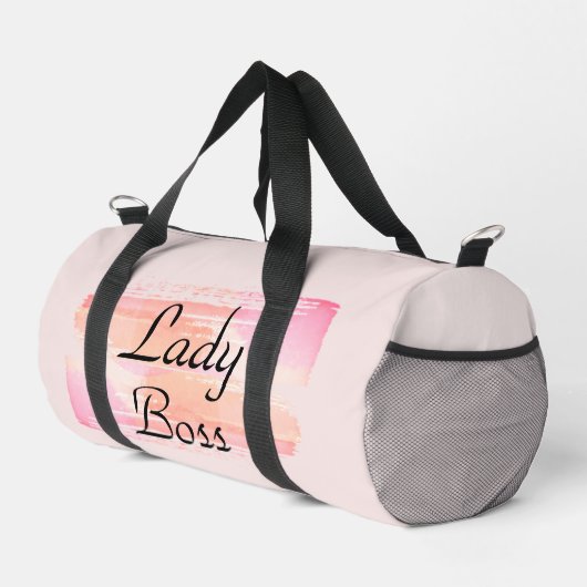 Sac De Sport Aquarelle Peinture éclats Boss Lady (Coin droit)