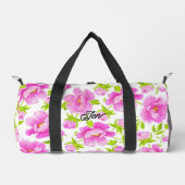 Sac De Sport Aquarelle pivoines florales (Recto)