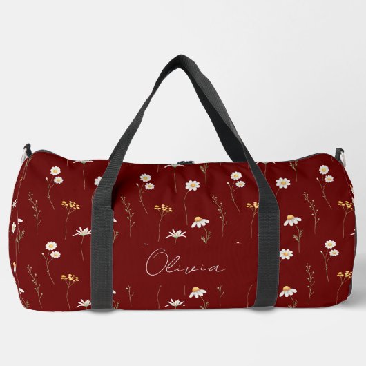 Sac De Sport Arc-en-ciel floral Boho (Recto)